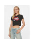 Tommy Jeans Тишърт Lips DW0DW17373 Черен Slim Fit - Pepit.bg