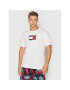 Tommy Jeans Тишърт Multicolor Flag DM0DM10891 Бял Regular Fit - Pepit.bg