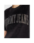 Tommy Jeans Тишърт Rhinestone DW0DW14903 Черен Oversize - Pepit.bg