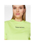 Tommy Jeans Тишърт Serif Linear DW0DW15049 Зелен Regular Fit - Pepit.bg