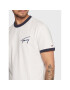 Tommy Jeans Тишърт Signature Ringer DM0DM13123 Бял Regular Fit - Pepit.bg
