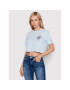 Tommy Jeans Тишърт Super Crop Finest Food DW0DW13701 Син Relaxed Fit - Pepit.bg