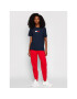 Tommy Jeans Тишърт Timeless Flag DW0DW09924 Тъмносин Relaxed Fit - Pepit.bg