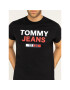 Tommy Jeans Тишърт TJM 1985 Logo Tee DM0DM07537 Черен Regular Fit - Pepit.bg