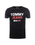 Tommy Jeans Тишърт TJM 1985 Logo Tee DM0DM07537 Черен Regular Fit - Pepit.bg