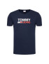 Tommy Jeans Тишърт Tjm Corp Logo Tee DM0DM10214 Тъмносин Regular Fit - Pepit.bg