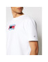 Tommy Jeans Тишърт Tjm Timeless Flag Tee DM0DM10621 Бял Regular Fit - Pepit.bg