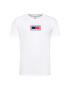 Tommy Jeans Тишърт Tjm Timeless Flag Tee DM0DM10621 Бял Regular Fit - Pepit.bg