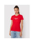 Tommy Jeans Тишърт Tjw Essential Logo DW0DW13696 Червен Regular Fit - Pepit.bg