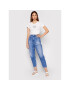 Tommy Jeans Тишърт Tjw Script DW0DW09558 Бял Skinny Fit - Pepit.bg