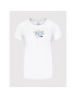 Tommy Jeans Тишърт Tjw Script DW0DW09558 Бял Skinny Fit - Pepit.bg