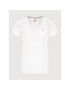 Tommy Jeans Тишърт V Neck DW0DW09195 Бял Slim Fit - Pepit.bg