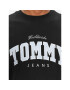 Tommy Jeans Тишърт Varsity DM0DM18287 Черен Regular Fit - Pepit.bg