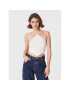 Tommy Jeans топ Party DW0DW14888 Бял Regular Fit - Pepit.bg