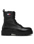 Tommy Jeans Туристически oбувки Lace Up Warm Lined Boot EM0EM01060 Черен - Pepit.bg