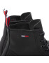 Tommy Jeans Туристически oбувки Short Lace Up Leather Boot EM0EM01040 Черен - Pepit.bg