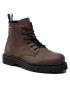 Tommy Jeans Туристически oбувки Short Lace Up Leather Boot EM0EM01040 Кафяв - Pepit.bg