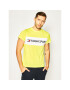 Tommy Sport Тишърт Colourblock Logo S20S200375 Жълт Regular Fit - Pepit.bg