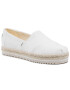 Toms Еспадрили Alpargata Platform Rope 10013814 Бял - Pepit.bg