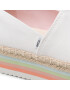 Toms Еспадрили Alpargata Platform Rope High 10017839 Бял - Pepit.bg