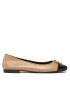 Tory Burch Балеринки Cap-Toe Ballet 154513 Бежов - Pepit.bg