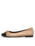 Tory Burch Балеринки Cap-Toe Ballet 154513 Бежов - Pepit.bg