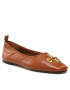 Tory Burch Балеринки Eleanor Ballet 141296 Кафяв - Pepit.bg