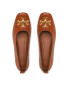 Tory Burch Балеринки Eleanor Ballet 141296 Кафяв - Pepit.bg