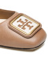 Tory Burch Балеринки Georgia Ballet 134895 Кафяв - Pepit.bg