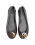 Tory Burch Балеринки Minnie Travel Ballet With Metal Logo 50393 Черен - Pepit.bg