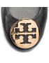 Tory Burch Балеринки Minnie Travel Ballet With Metal Logo 50393 Черен - Pepit.bg