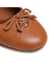 Tory Burch Балеринки Tory Charm Ballet 71838 Кафяв - Pepit.bg