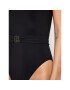 Tory Burch Бански костюм Miller Plunge One-Piece 73220 Черен - Pepit.bg