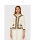 Tory Burch Блейзър Tweed 83581 Бежов Regular Fit - Pepit.bg
