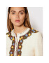 Tory Burch Блейзър Tweed 83581 Бежов Regular Fit - Pepit.bg