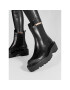 Tory Burch Боти Chelsea Luf Platform 85717 Черен - Pepit.bg