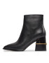 Tory Burch Боти Leather Ankle Boot 75Mm 155490 Черен - Pepit.bg