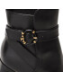 Tory Burch Боти Multi Logo Buckle Boot 143326 Черен - Pepit.bg