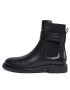 Tory Burch Боти тип челси Double T Chelsea Boot 152831 Черен - Pepit.bg