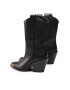 Tory Burch Боти Western Mid Boot 75mm 145857 Черен - Pepit.bg