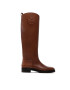 Tory Burch Ботуши The Riding Boot Кафяв - Pepit.bg
