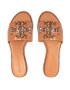 Tory Burch Чехли Ines Embellished 84241-200 Кафяв - Pepit.bg