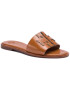 Tory Burch Чехли Ines Slide 50109 Кафяв - Pepit.bg
