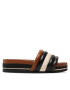Tory Burch Чехли Quilted Platform 87668 Кафяв - Pepit.bg