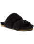 Tory Burch Чехли Sheldon Shearling Two 50166 Черен - Pepit.bg