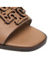 Tory Burch Чехли Ines Slide 88784 Кафяв - Pepit.bg