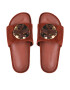 Tory Burch Чехли Patus Logo Sandal 136989 Кафяв - Pepit.bg