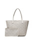 Tory Burch Дамска чанта Basketweave Tote 145634 Бежов - Pepit.bg