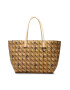 Tory Burch Дамска чанта Canvas Basketweave Tote 139623 Бежов - Pepit.bg