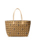 Tory Burch Дамска чанта Canvas Basketweave Tote 139623 Бежов - Pepit.bg